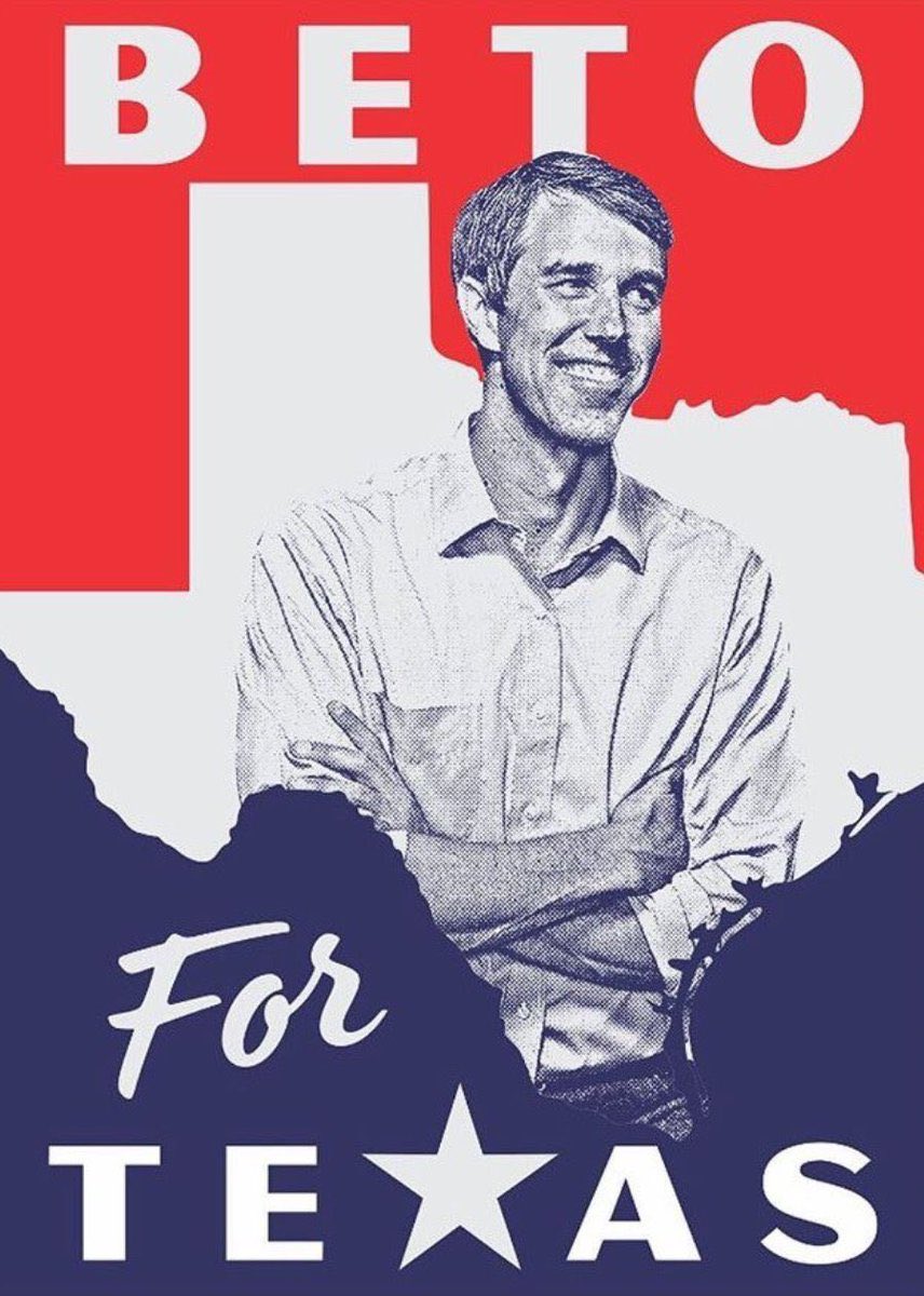 Beto O’Rourke for Texas. 💙
That’s it, that’s the tweet. 🌊

#TurnTexasBlue #BetoForTexas #VoteForDemocrats #BetoForGovernor #LoveIsLove #BetoForABetterTexas #PeaceYall