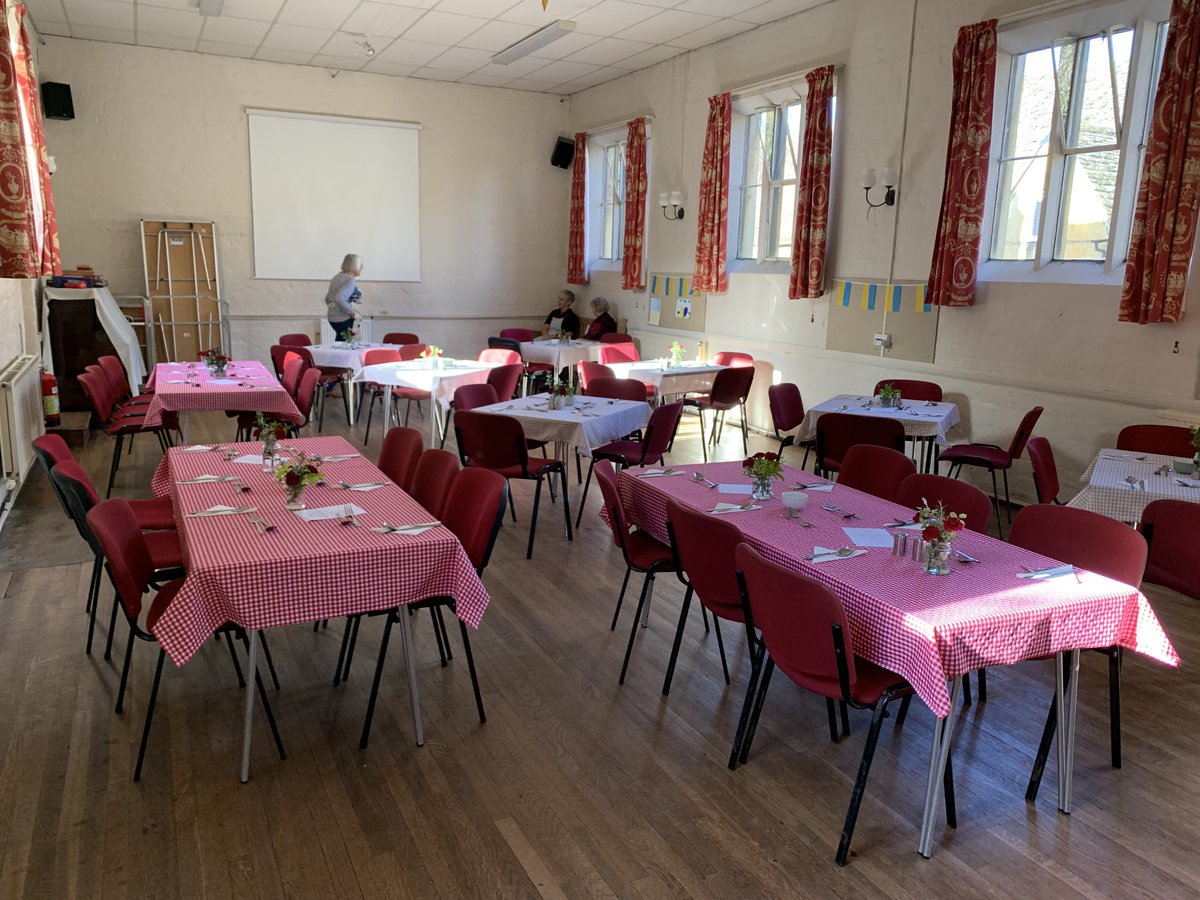 SarahERoberts3's tweet photo. Excited before our third Community Lunch at the church rooms, do come along for soup and a hot pudding, free of charge #community #friendship #warmth ⁦@CampdenVicar⁩ ⁦@jnibs86⁩ https://t.co/z5A4YJGGXk