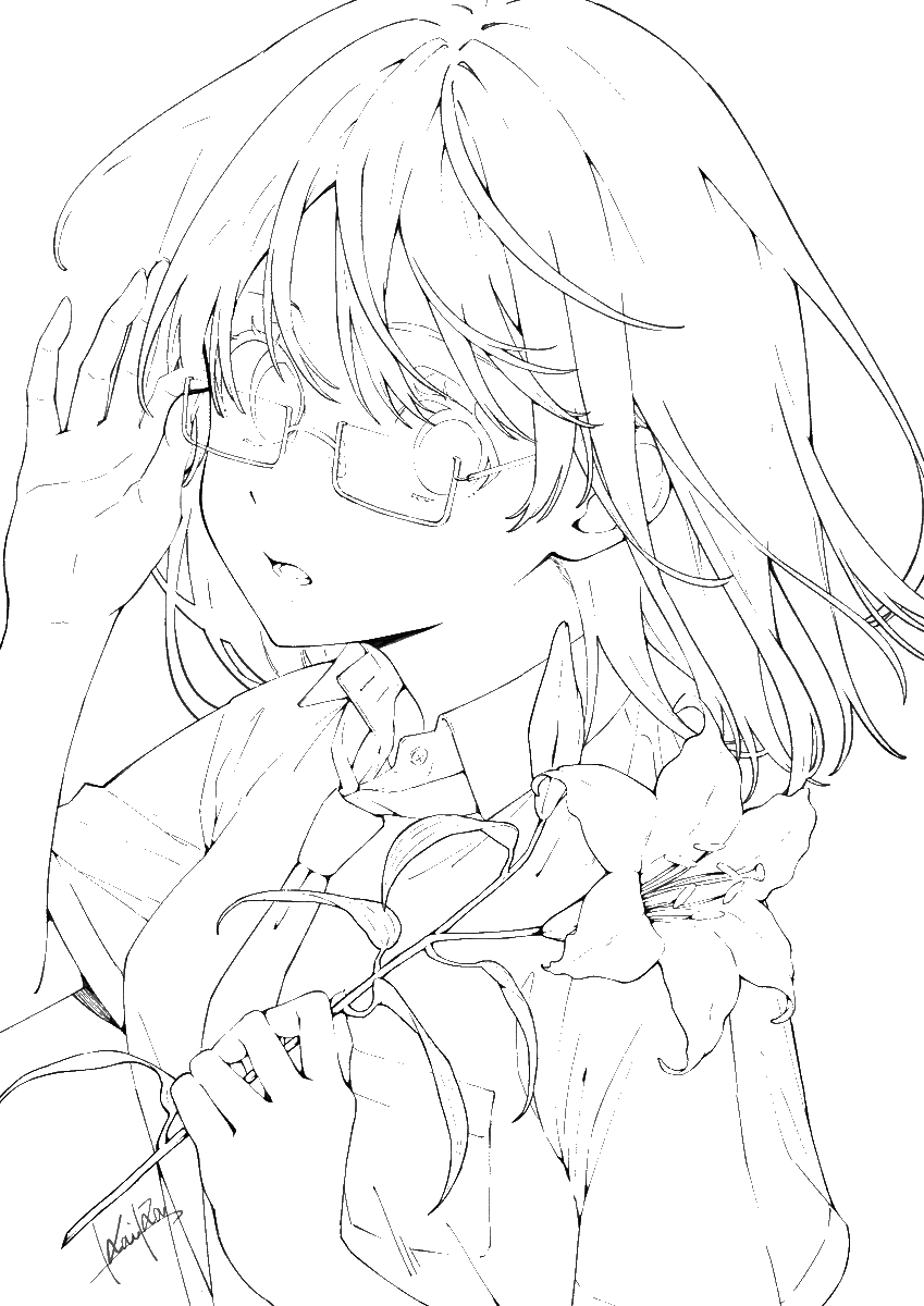 塗り絵用 のイラスト マンガ コスプレ モデル作品 280 件 Twoucan