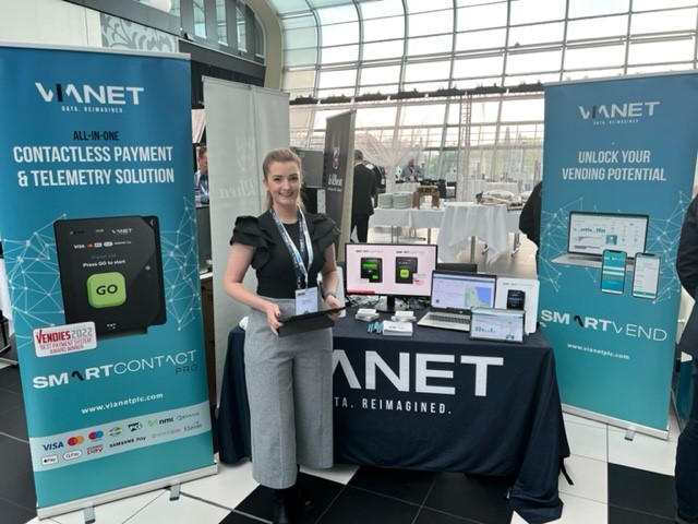 VianetGroupPLC's tweet photo. 🌍 VENDCON / EVEX 🌍

We are exhibiting today at VendCon &amp; EVEX event in Bonn, Germany. If you are at the event and haven't been to see us already, make sure to stop by stand 16 &amp; find out more about what we can offer! @VendingEurope @BDV_Vending

#VendCon #EVEX #vending https://t.co/Qtt3J3hnrL
