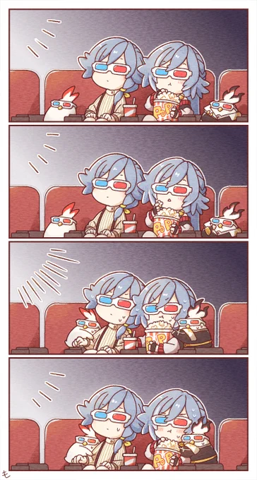 映画館で3Dメガネをかけて欲しかっただけのネタです#崩壊3rd #HonkaiImpact3rd 