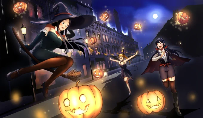 #クリエイターさんの夜っぽい作品が見たい 