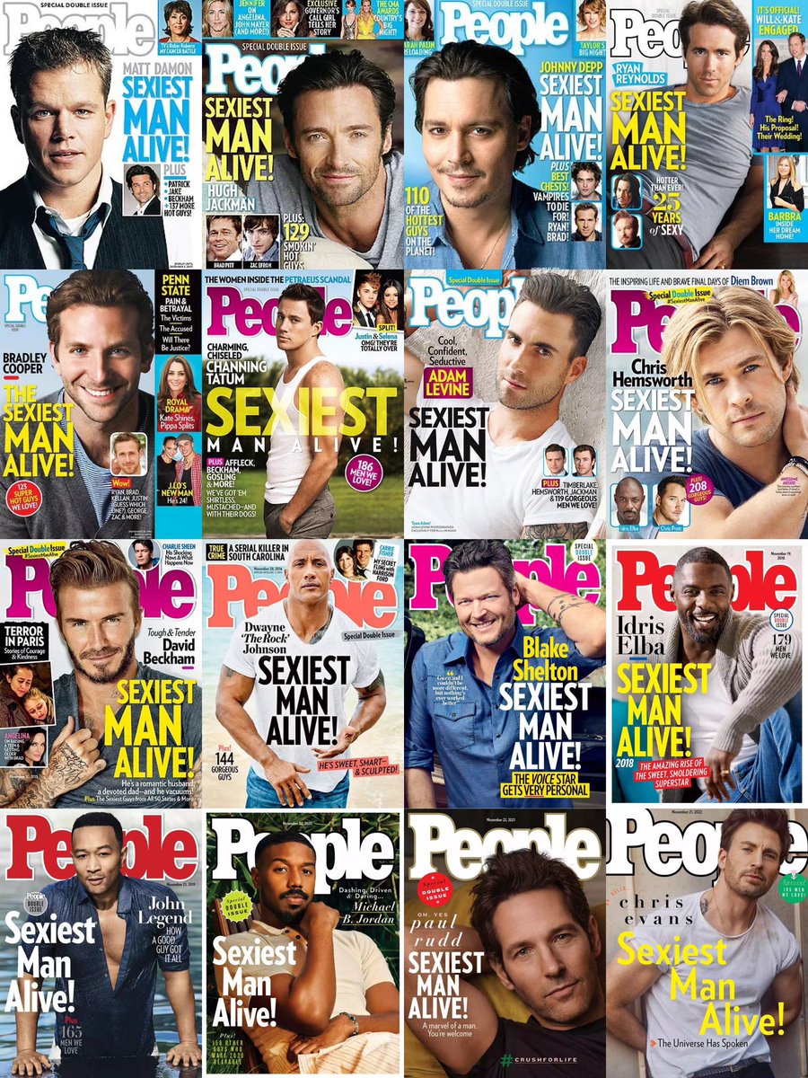 LOterrab's tweet photo. These list should be it! 😍🤩 #SexiestManAlive #SexiestMenAlive #BradPitt #TomCruise #GeorgeClooney https://t.co/zkL7SPMI7x