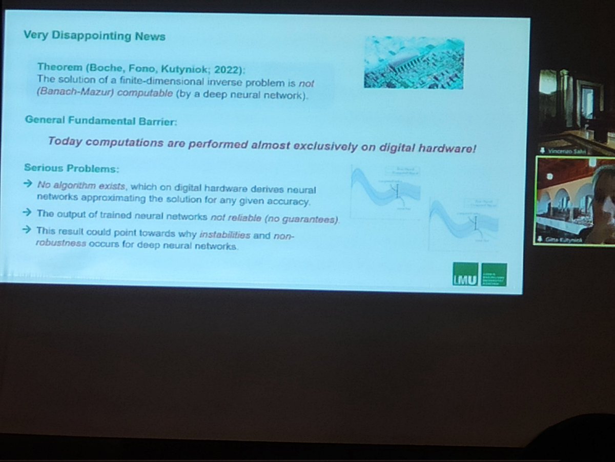 Sagnik Chatterjee (@chatsagnik) on Twitter photo A fascinating theoretical perspective into hardness results on explainability and reliability by <a href="/GittaKutyniok/">Gitta Kutyniok</a> at QTML2022 #qtml2022. A fascinating theoretical perspective into hardness results on explainability and reliability by <a href="/GittaKutyniok/">Gitta Kutyniok</a> at QTML2022 #qtml2022.