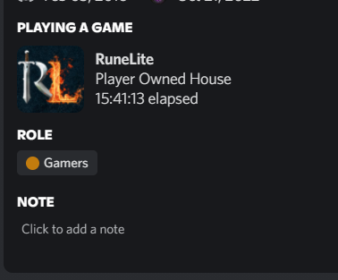 BerndEsser6's tweet photo. @discord 

This game "Runelite" does not dissapear.
I have tried to turn off the "Display current activity as status message" and then back on, it still didn't help.
Deleting registered games also has not helped.
Is there anything else i can try, please help. https://t.co/lNcQbfsIDS