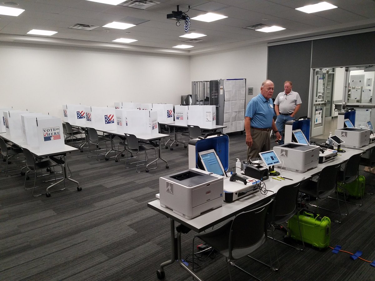 Ready for election day at Weber Road! Excited to facilitate our democratic voting process!