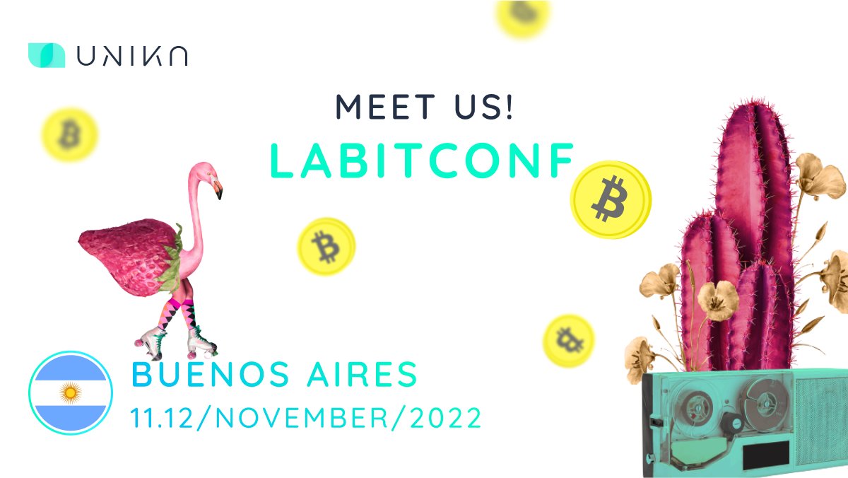 UnikaNetwork's tweet photo. Our CEO @EMintsevich is in sunny Buenos Aires for @labitconf ✨
Come see us at the conference, we'll be happy to see you all!
#labitconf #labitconf2022 #crypto #bitcoin #latam #buenosaires https://t.co/NNMQSaOPGe