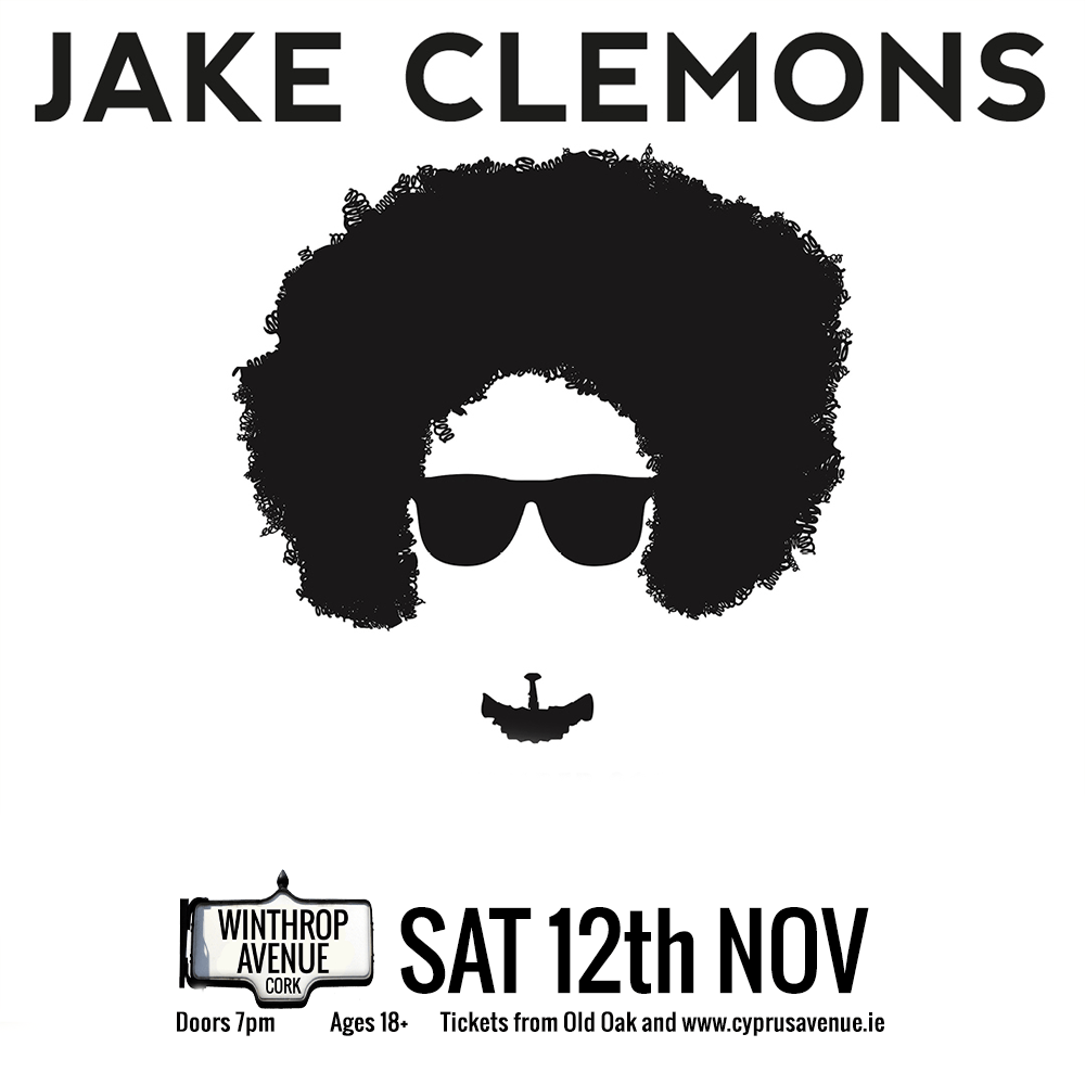 This Saturday we've a very special treat as the one and only @jakeclemons comes to Winthrop Avenue for an intimate headline show, you won't want to miss this! Only a handful of tickets remaining at cyprusavenue.ie, grab yours before it's too late