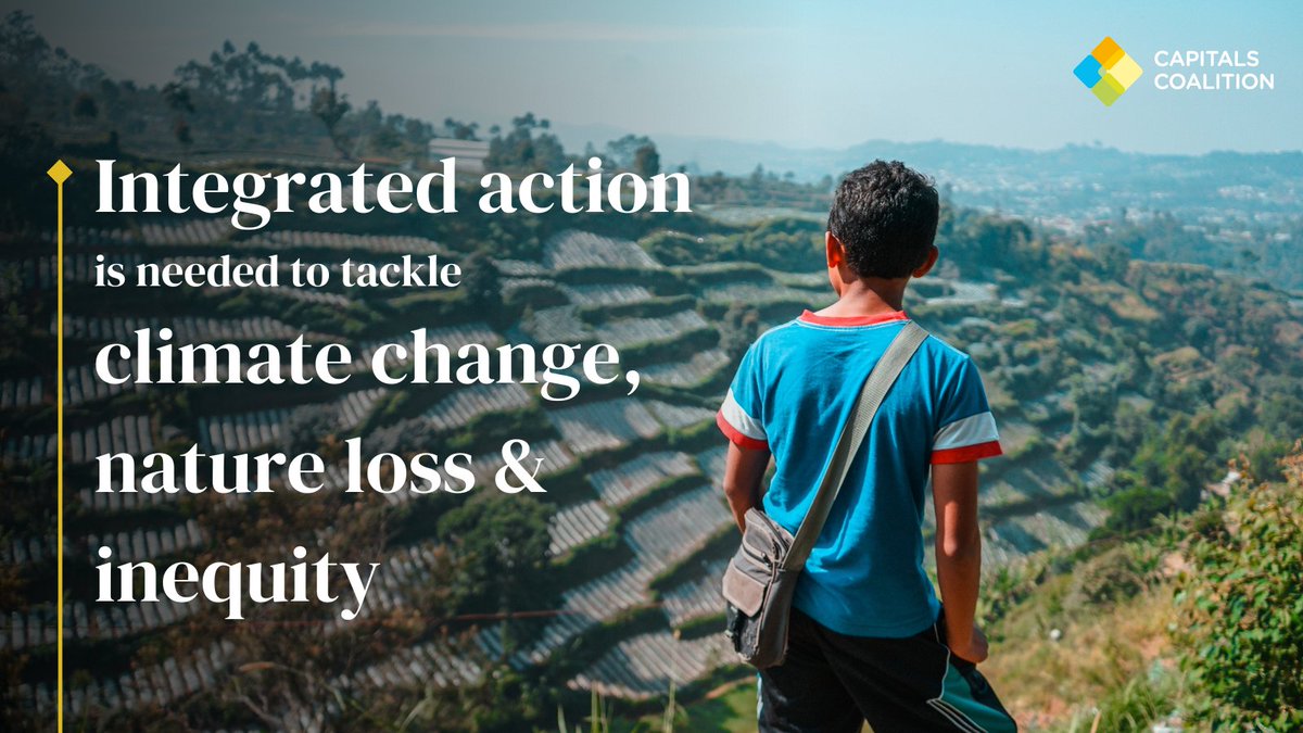 CapsCoalition's tweet photo. Climate change, nature loss &amp; inequity can only be tackled if they're seen as a single interconnected issue.

At #COP27 , we need integrated action from the global community to transform our world to one which embeds the value of nature, people &amp; society into decision-making 🌎🌿 https://t.co/I0KgBliAz5