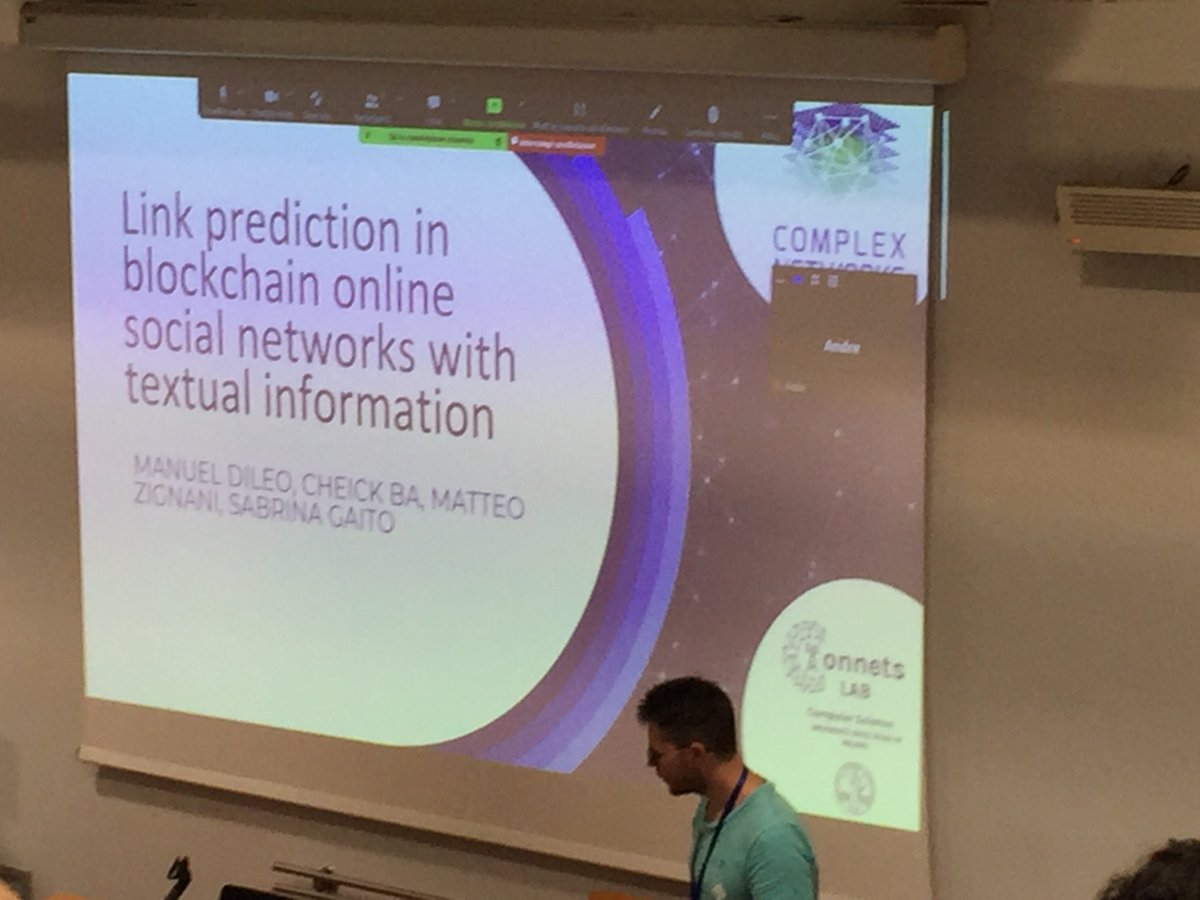 zignoai's tweet photo. Can we enhance link prediction performances with textual information in high-resolution temporal networks? Yes, especially when the network growth is not stable. Great work by @ManuelDileo, @CheickBa7 and Sabrina Gaito. #complexnetworks2022 #gnn https://t.co/Ah1lWtaYsL