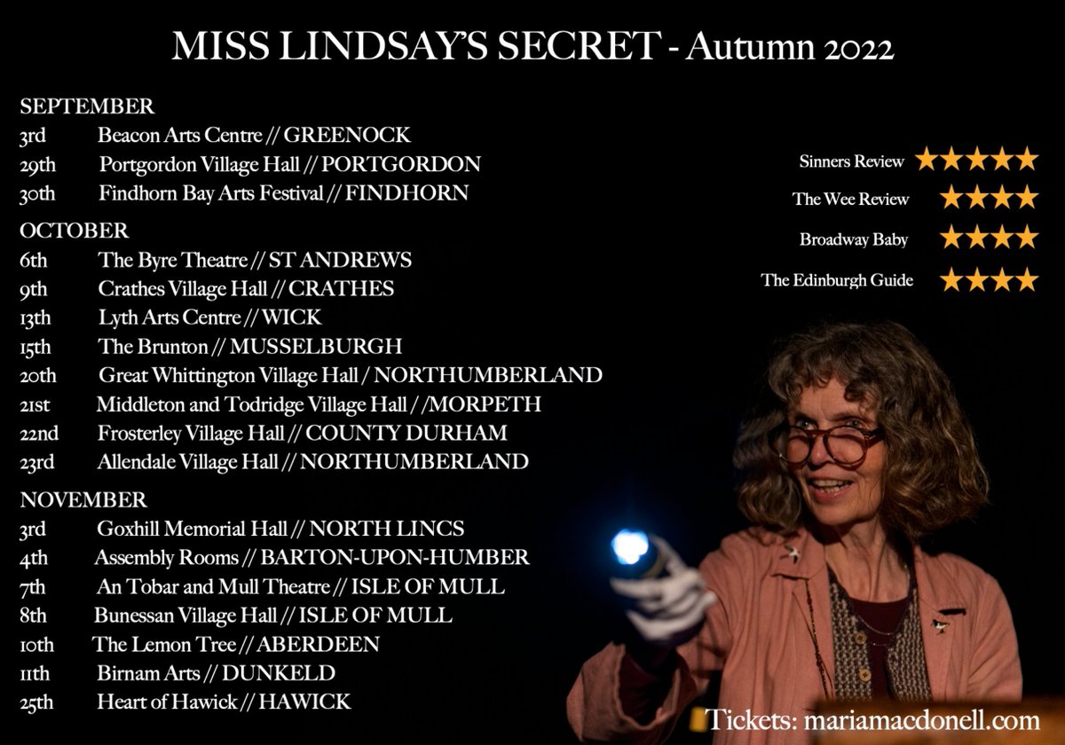 LiveBordersMGA's tweet photo. Live Theatre at Heart of Hawick. 

A curator has found, in her museum, a hidden box of letters, from a young Scotsman, gone to the Klondike Goldrush. He writes to his childhood sweetheart, Minnie Lindsay, a seamstress, left behind in their glen in the early 1900s. https://t.co/VcFb9xVaQv