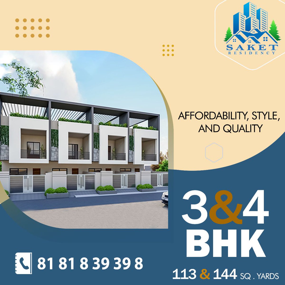 ResidencySaket's tweet photo. #saket #saketresidency #home #3BHKHOMES #4bhkhomes #3bhk #4BHK #builders #construction #architecture #building #builder #realestate #interiordesign #design #renovation #home #swimmingpool #clubhouse #landscapegarden #compoundhall #property #kalawadroad #rajkot https://t.co/ARK5eAvr5D