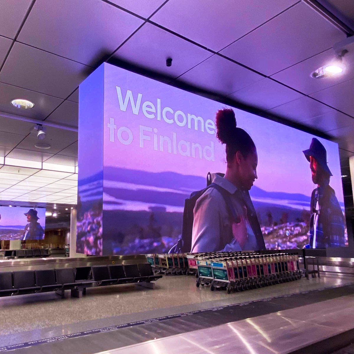 hypercellai's tweet image. A big thanks to our friends at @ClearChannelFI for inviting us to @HelsinkiAirport to experience the future of airport advertising! 🛫

Getting real-time ad impressions all around the clock is one of the key benefits we provide for airport advertising companies. 🧑‍💻