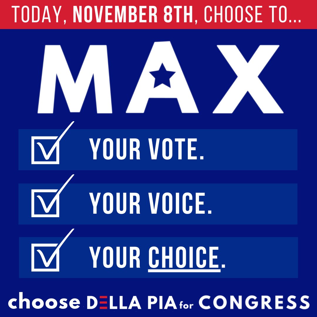 Polls are open! Calling all little blue dots - we can do this if we show up! #NY23 #vote #ElectionDay #midterms #Tuesday #ElectionTwitter