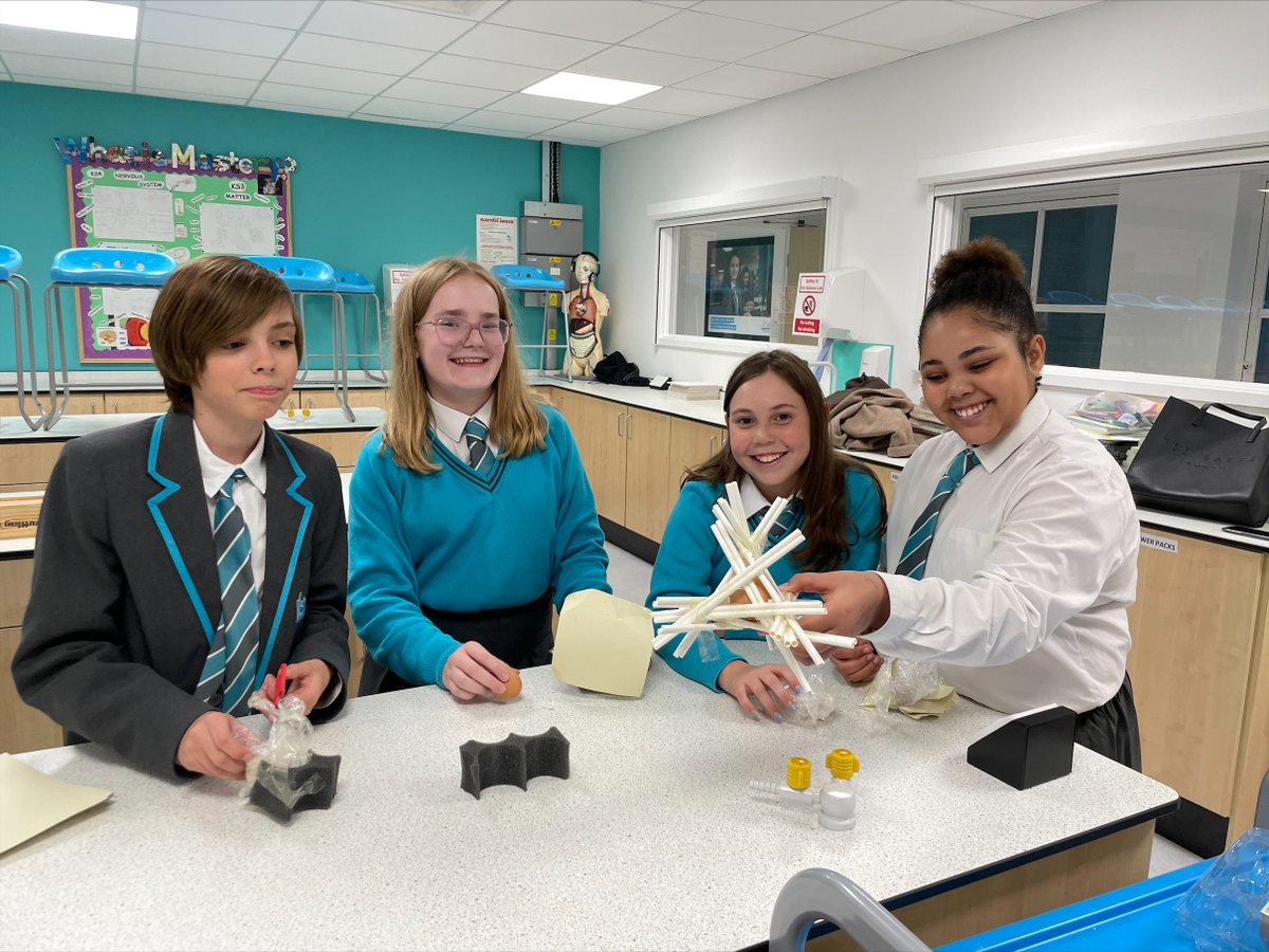 Science Club meet every week. This week they conducted an egg drop challenge!