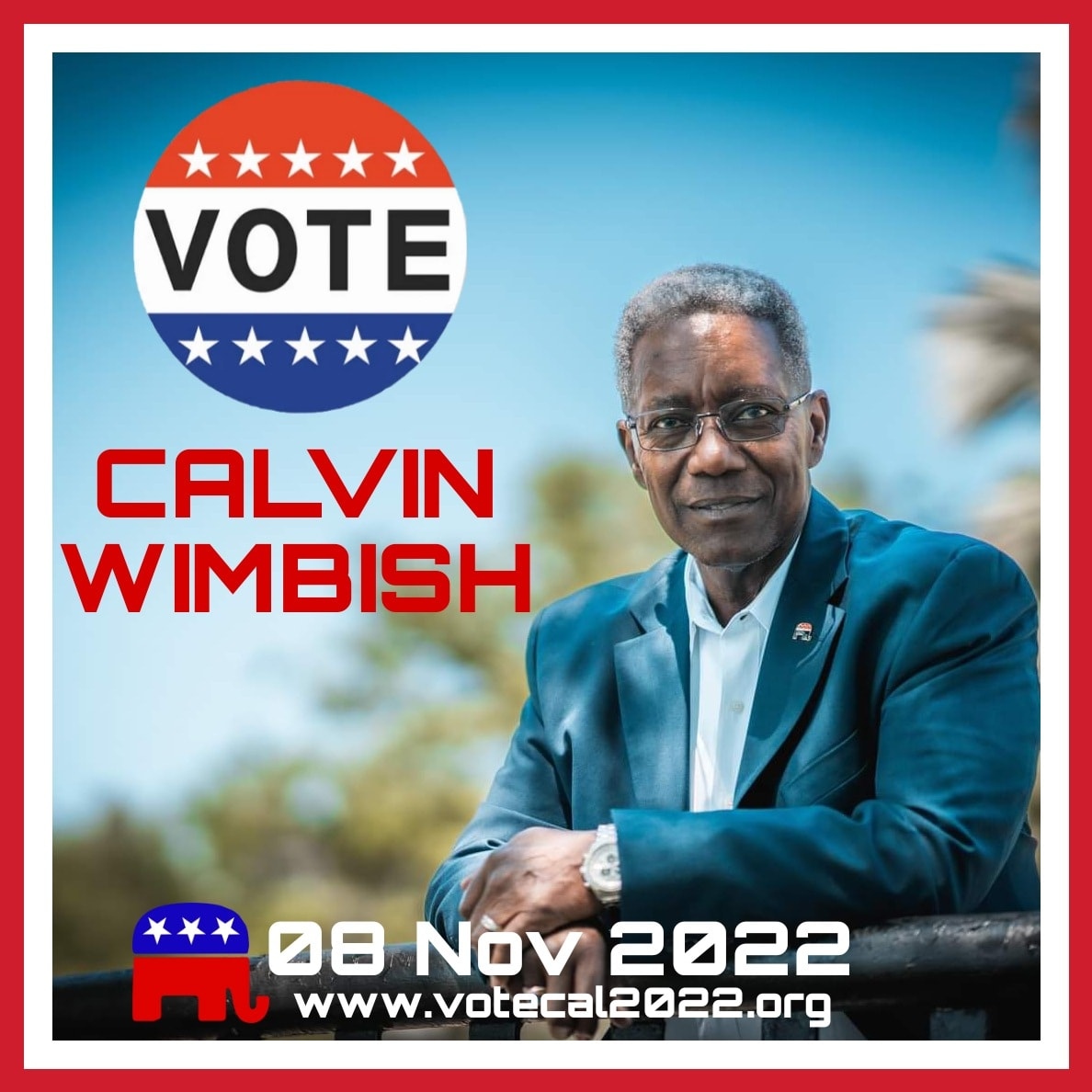 cbwimbish's tweet photo. VOTE for Calvin Wimbish
Our supporters are everywhere. 
Today is when you honor your civic duty as a U.S. Citizen. I'm excited about today and look forward to representing you in Washington, D.C. https://t.co/uoo8oivW1W