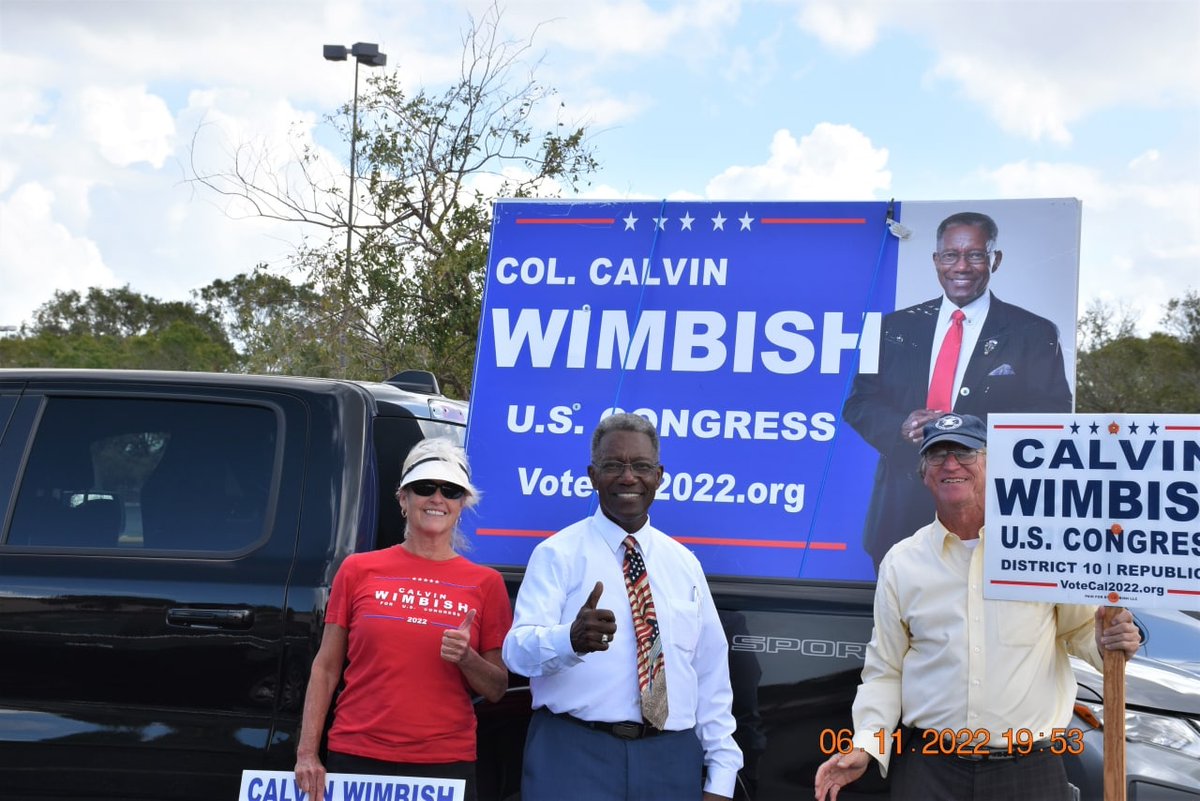 cbwimbish's tweet photo. VOTE for Calvin Wimbish
Our supporters are everywhere. 
Today is when you honor your civic duty as a U.S. Citizen. I'm excited about today and look forward to representing you in Washington, D.C. https://t.co/uoo8oivW1W