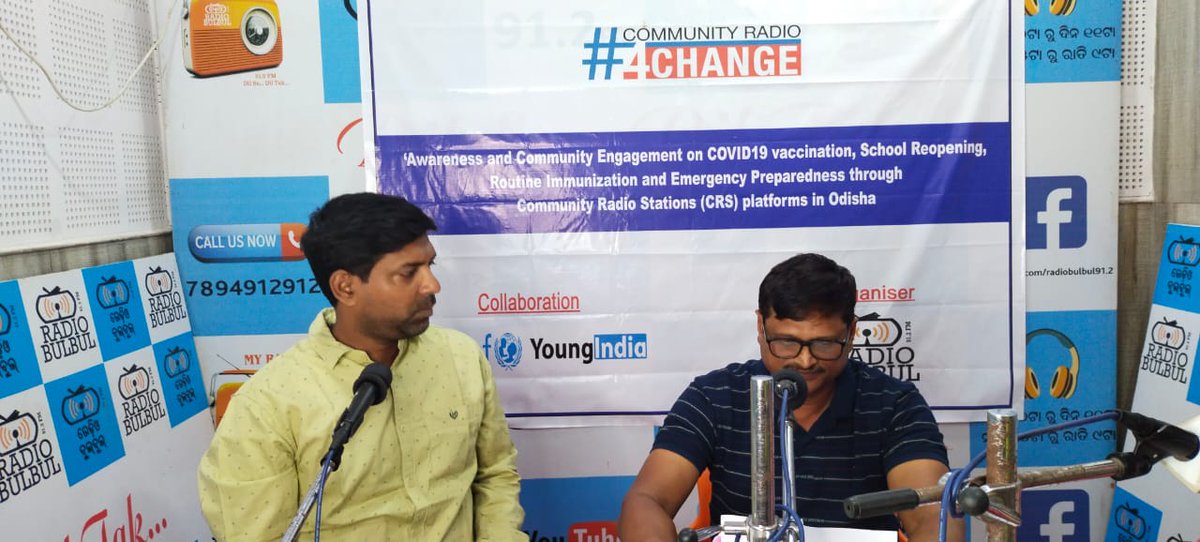 RadioBulbul's tweet photo. Panel discussion Legal laws provision and punishments of child marriage, with Dr.Alok kumar Jena, IIC,Puruna Bazar, Bhadrak.@YoungIndiaIN @UNICEFIndia @SpBhadrak @cpbbsrctc @DM_Bhadrak @sagarika_nath @chillsugata @niyazlive @BhadrakDcps @WCDOdisha @MinistryWCD #stopchildmarriage https://t.co/P69JTqTAhc