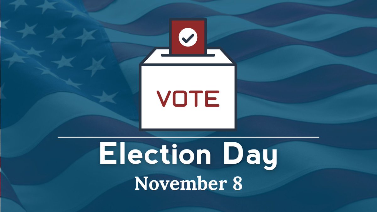 Today is Election Day. Students should not report to school.