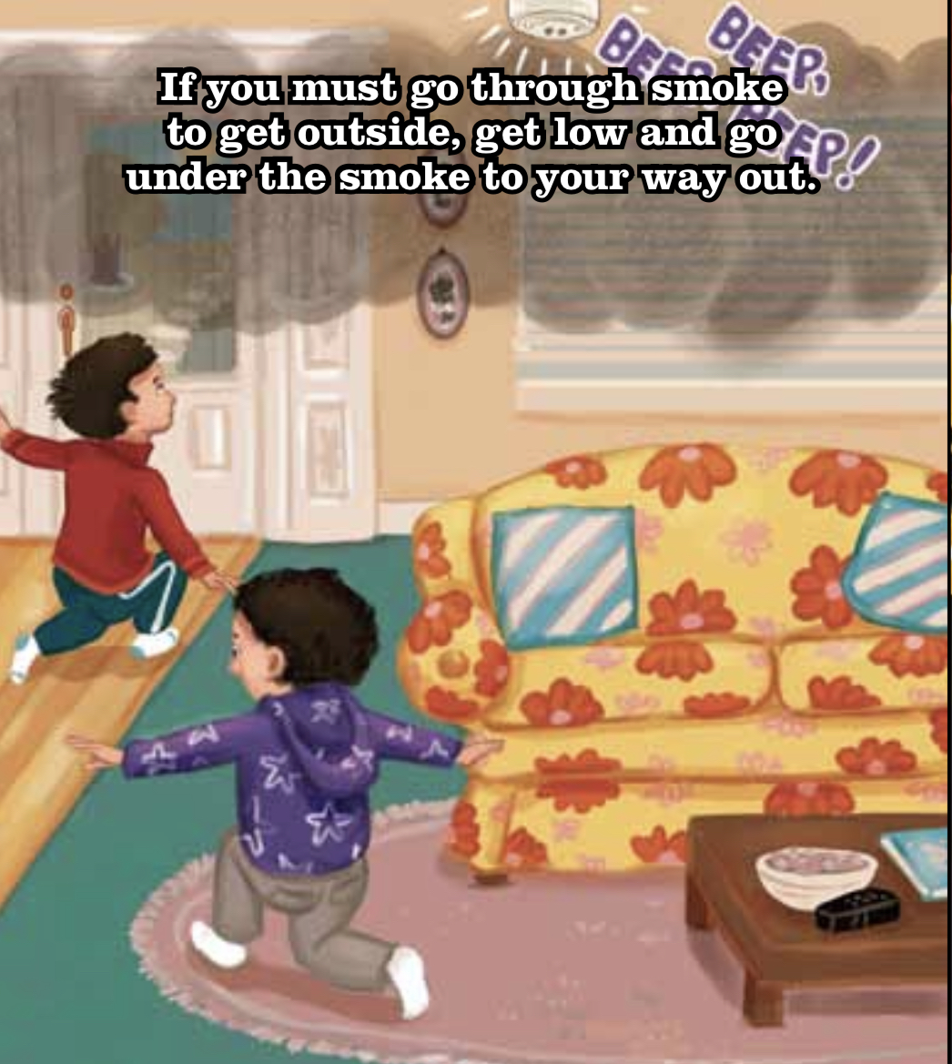 MuskokaLakesFD's tweet photo. Make sure to practice your home escape plan twice a year. Do you know what to do when theres is smoke in the building? get low and GO! #getlowandgo #firesafety https://t.co/nHFHoCrL4N