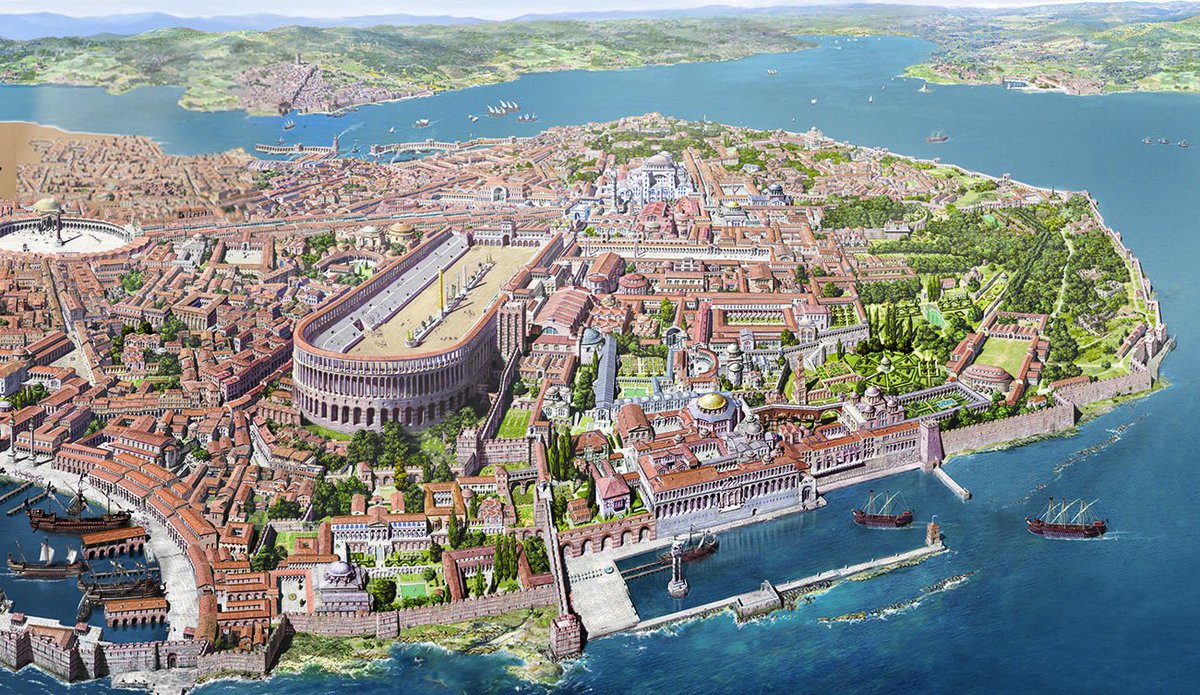 Hoy en el año 324 comenzó la construcción de la nueva ciudad de Constantinopla a imagen y semejanza de Roma.