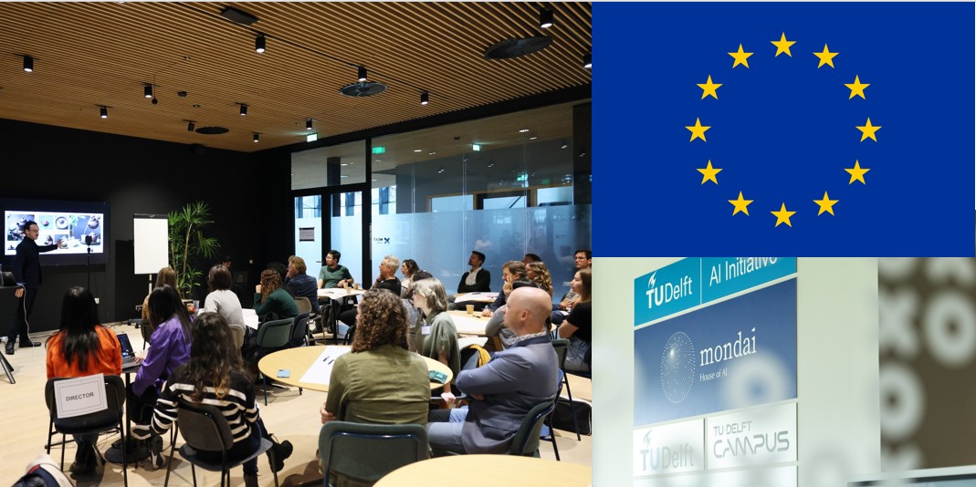 Mondai_AI's tweet photo. @NLAICoalitie, @ZuidHollandAI and @Mondai_AI happily invite you to join a session about the EU AI Act. Where do we stand now and how should organizations prepare for its implementation? Register: https://t.co/WMYYFUoVJ3 #artificialintelligence #europeanaiact #europeancommission https://t.co/y3KzaJK93D