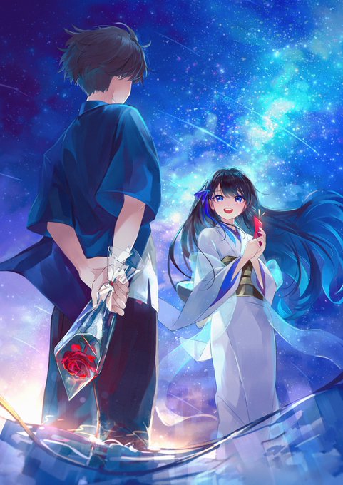 「holding night sky」 illustration images(Latest)｜21pages