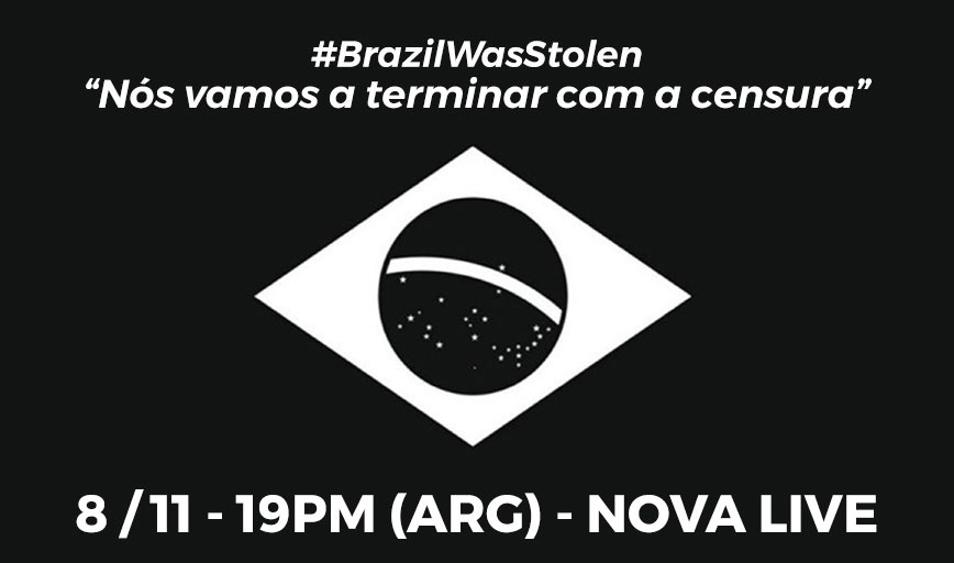 fercerimedo_br's tweet image. 🇧🇷HOJE 19hs! Enviaremos os links uma hora antes.
Não há retorno. A censura também será derrotada.