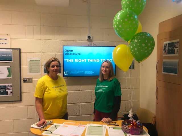 StJohnsHospLmk's tweet photo. Celebrating Open Disclosure Week @StJohnsHospLmk, The QRPS &amp; Nursing Teams are raising awareness of #opendisclosure and guidance on documentation of Open Disclosure in the patients clinical file. 
#TheRightThingToDo https://t.co/uM9LYsxL14