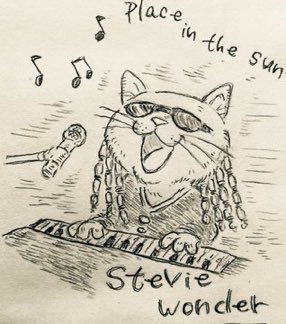 猫界のスティーヴィーワンダー♬🎹
いつまでも素晴らしい偉大なシンガーですね☺️✨
#StevieWonder #イラスト #猫イラスト #アナログイラスト #スティービーワンダー 