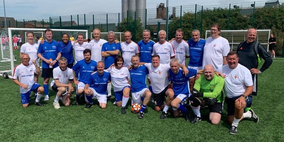 JoeGregory100's tweet photo. Happy Birthday 🎉🎂🎁🏐and thank you @Stulangworthy @JudeLangers9 and all at @thewfauk for all you have done and do for so many.. 

#Parkinsons #WalkingFootball #Respect #Football 

@SportParkinsons @equal_sport @kicksomeballs1 @ParkinsonsPride @ParkinsonsUK
@age_uk @ParkinsonsEN https://t.co/7VBbOTZ4F7