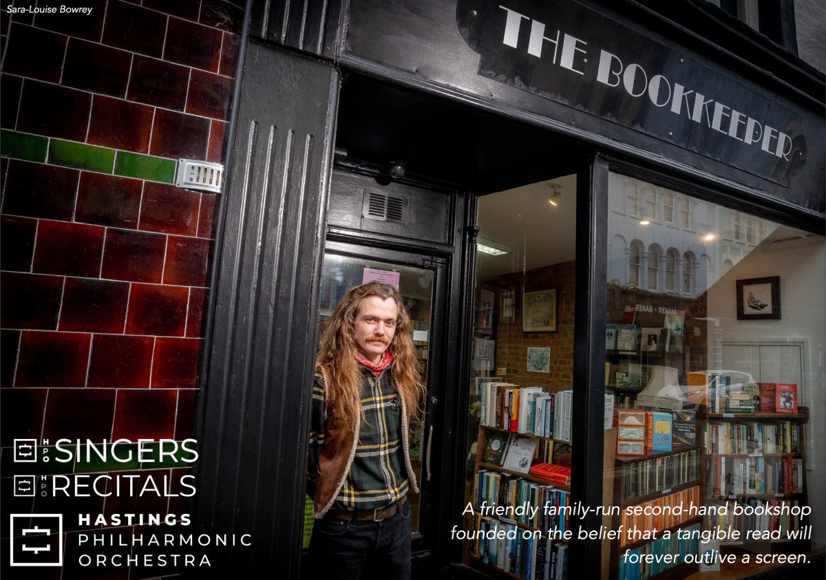 HastingsPhil's tweet photo. Don't forget! 🎟️

You can buy your #HPO tickets for #HPORecitals and #HPOSingers concerts at The Bookkeeper Bookshop! 📚

Pop in to this gem on King's Road (1A Kings Road, St Leonards on Sea) to buy your #HPO tickets.. and peruse their wonderful collection! 👍

#1066tweets https://t.co/jq0rQOBt1F