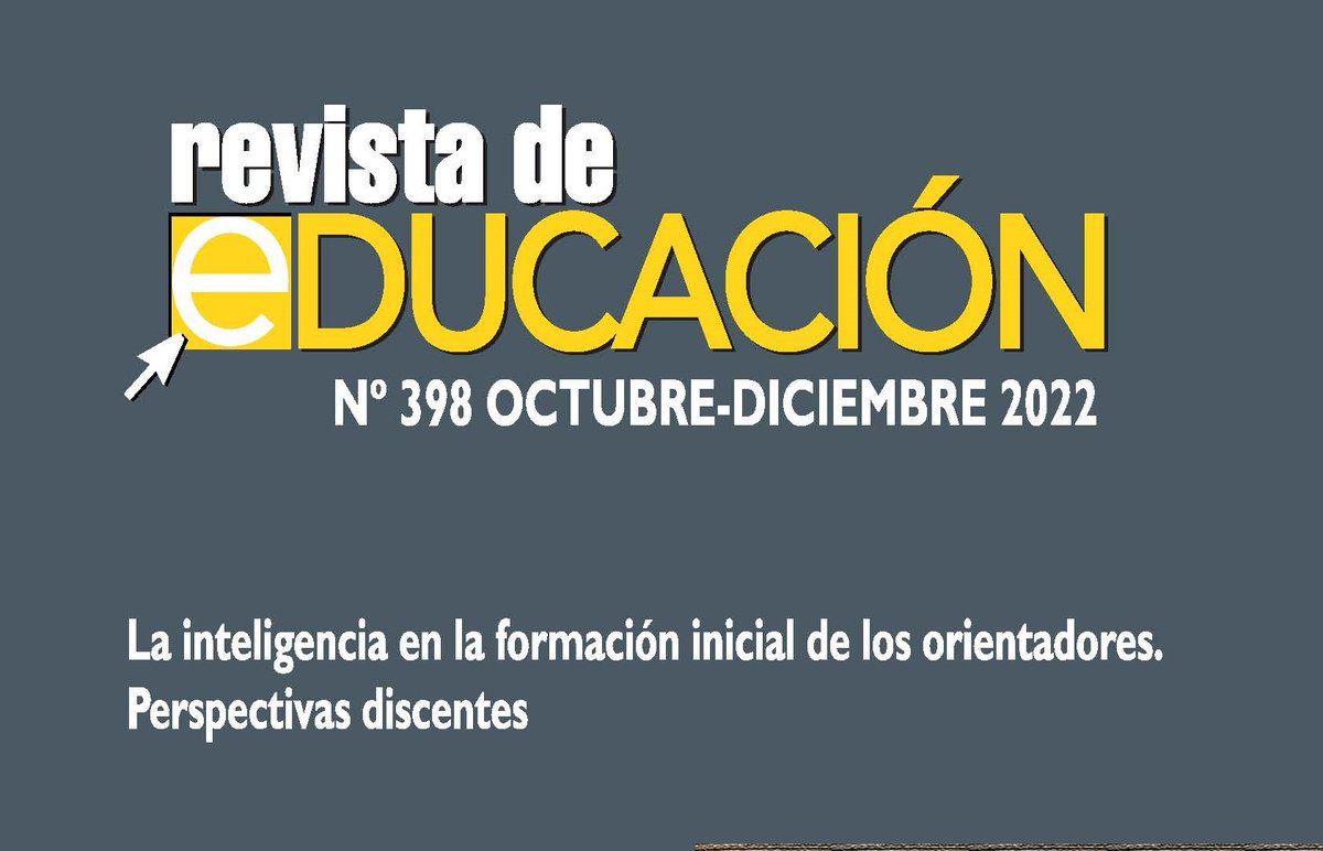 MEpublicaciones's tweet photo. La inteligencia en la formación inicial de los orientadores. Perspectivas discentes #InvestigaciónEducativa 👉 https://t.co/Mwk1JOfELo https://t.co/j7Pd8N9Lyv