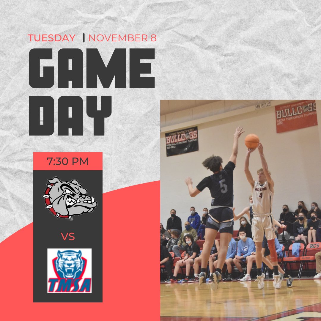 RoxboroCommMBB's tweet photo. GAME DAY!!!

🏀@RoxboroCommMBB 🆚 TMSA

📍RCS Gym
📺 @NFHSNetwork
📅 Tuesday - November 8
⏰ 7:30 pm
🎟 $5
#GDTBAB https://t.co/xkq6TzGPK2