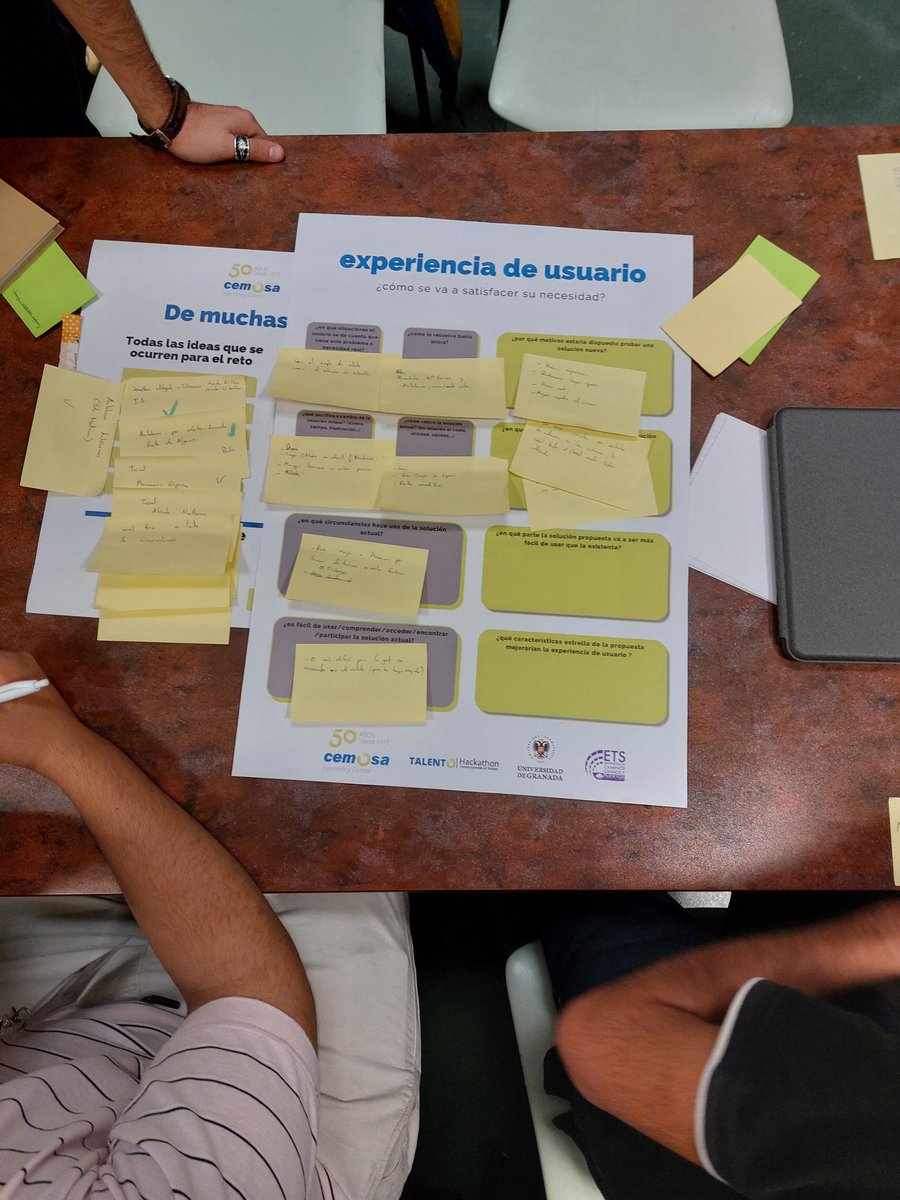 CemosaOficial's tweet photo. Los equipos avanzan hasta la fase 2 donde contextualizarán sus ideas.
#HackathonTalentoCEMOSA
@iColectiva @ETSCaminosUGR https://t.co/JaWYeja1Px