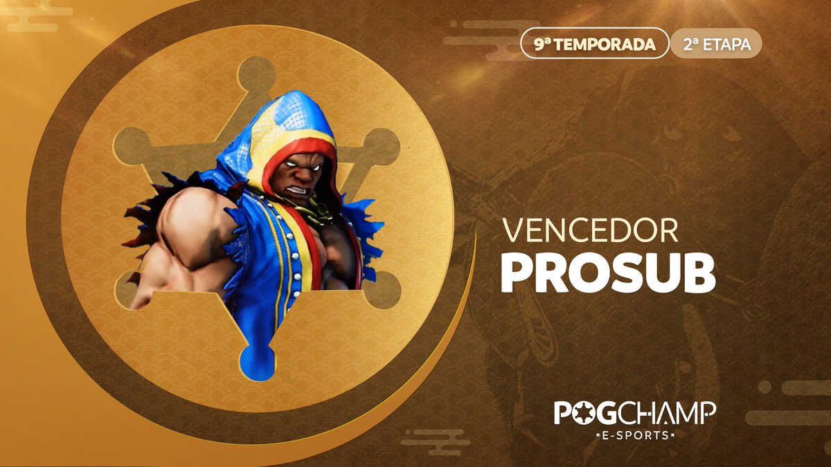 PaulowebTV's tweet image. Prosub atropela todo mundo no PogChamp 107 e vence o torneio de @StreetFighter V pela Winners! 

Parabéns ao jogador de Goiás, que mandou demais com o 'crazy buffalo'!

🥇 @ProSub2
🥈 @NamikazeExTM
🥉 @BoladoZangief