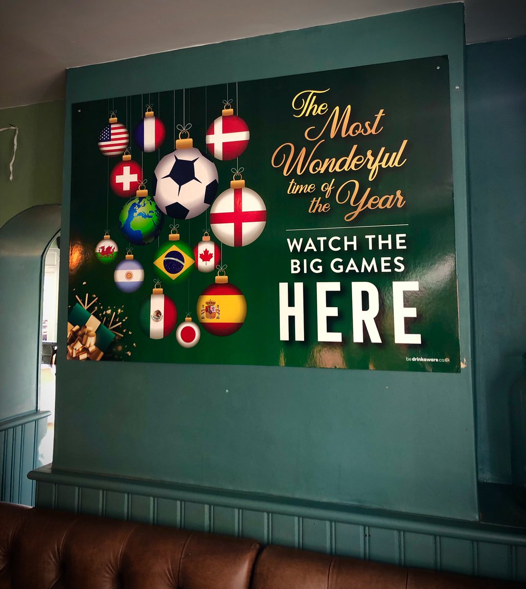 The World Cup is nearly here… We’re showing EVERY GAME here from the 20th November ⚽️