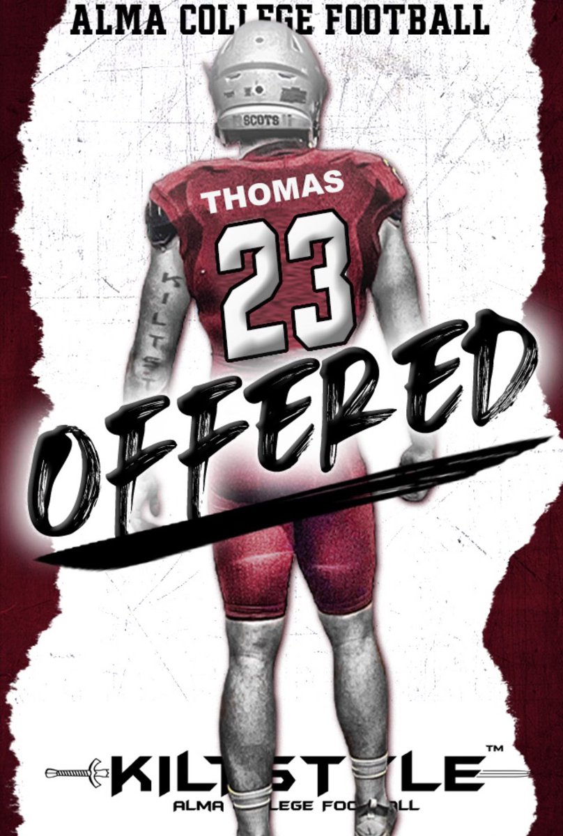 Caiden “CT” Thomas 4⭐ (@_caidenthomas) on Twitter photo After a great talk with <a href="/CoachCouchAlma/">Jason Couch</a> I’m blessed to receive a offer from <a href="/AlmaScotsFB/">Alma College Football</a> After a great talk with <a href="/CoachCouchAlma/">Jason Couch</a> I’m blessed to receive a offer from <a href="/AlmaScotsFB/">Alma College Football</a>