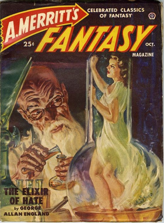 Henry Vogel (@henryvogel9) on Twitter photo #SciFiDaily Norman Saunders and Virgil Finley had different takes on George Allan England's tale, but they both gave us bottle babes. Finely added a bottled boy to the mix, which is a bit different. Link to download the story here:
tinyurl.com/muka3wkn
Thanks to <a href="/PulpCovers/">Pulp Covers</a>. #SciFiDaily Norman Saunders and Virgil Finley had different takes on George Allan England's tale, but they both gave us bottle babes. Finely added a bottled boy to the mix, which is a bit different. Link to download the story here:
tinyurl.com/muka3wkn
Thanks to <a href="/PulpCovers/">Pulp Covers</a>.