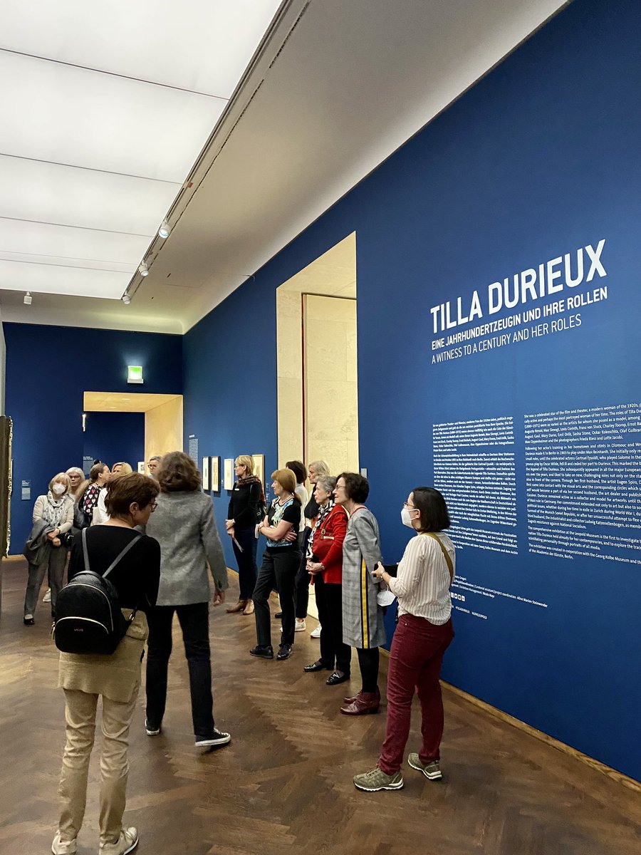 Tilla #Durieux - Gründungsmitglied von SI #Berlin im @Leopold_Museum  #Wien - „eine 
Jahrhundertzeugin und ihre Rollen" Ein wundervoller Vortrag von Kuratotin Daniela Gregori für uns und unseren Link Club Wien1
<a href="/sorop_at/">Soroptimist Austria</a>
<a href="/SI_Deutschland/">SI Deutschland</a>