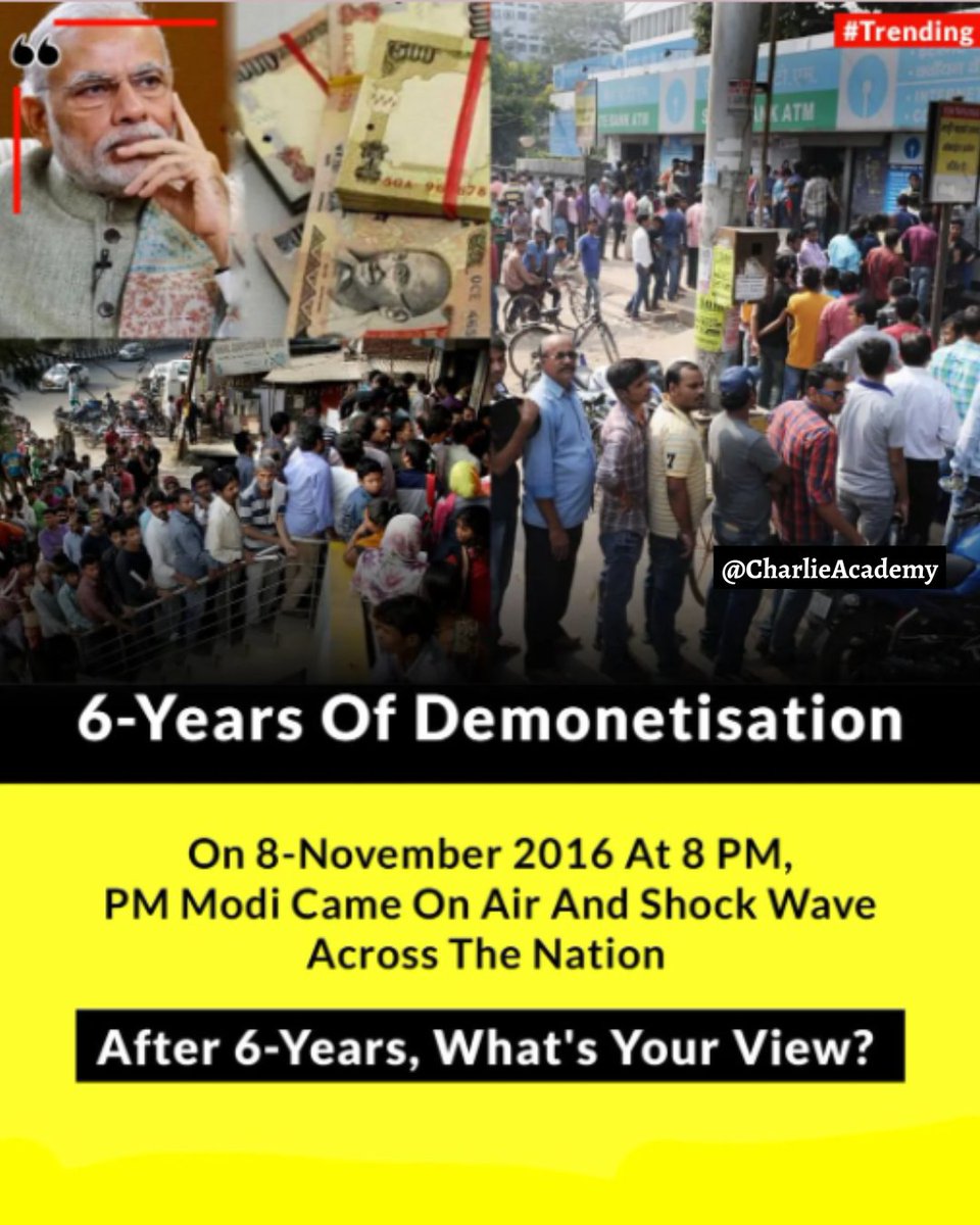 Charlieacadmy's tweet photo. 6 Years off Demonetisation!✨

#demonetisation #6yearofdemonetisation #demonetisation2016 #demonetisation2022 #notebandi #notebandi2016 #indianarmy #Armylovers #Armytraining #armypower #ArmyStrong #armytrainingcentre #agniveer🔥 #instagood #instatrend #instatrending https://t.co/gtBCc50ACK