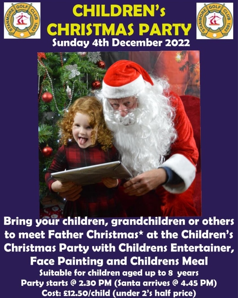 Our annual Children's Christmas Party is now less than a month away, all welcome sign up on the noticeboards!