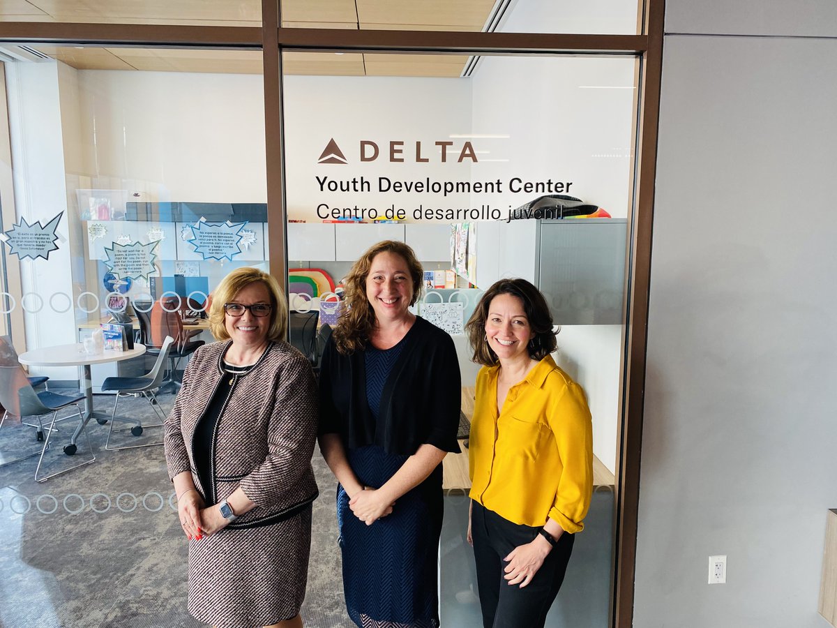 Thank you Ginny Elliott and Tricia Rumola for the incredible partnership and <a href="/Delta/">Delta</a>'s commitment to #endyouthhomelessness. <a href="/CovenantHouseNY/">Covenant House NY</a> is very grateful.