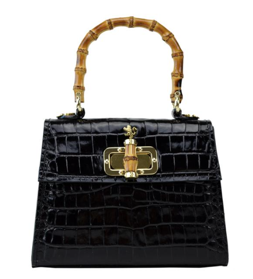Attavanti_com's tweet photo. Limited stock only 1 in black Beautiful Pratesi Bambu grab bag  #handmade luxury in croc print  leather #supportlocal classic designer handbags by Italian artisans #gifts https://t.co/G8auRwXQDw   free UK delivery  #firsttmaster #MadeInItaly #sbswinner #SmallBiz https://t.co/zaYEmbaSQf