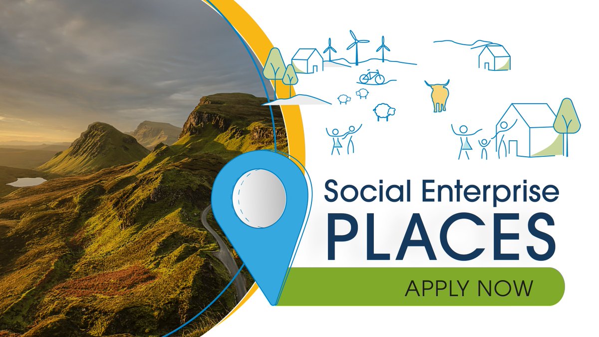 🏴󠁧󠁢󠁳󠁣󠁴󠁿 We're delighted to announce the second round of applications for our #SocEntPlaces programme that showcases the Scottish communities and organisations creating a big #Impact! Want to get your local area designated as a #SocEnt Place? Apply now: bit.ly/3O2X6bD