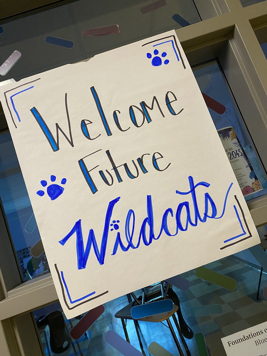 Can’t wait to meet you today @WilmingtonPS 8th graders!