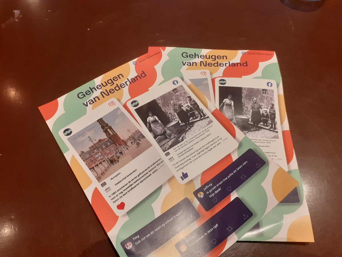 Genoeg #inspiratie bij onvergetelijke verhalen; digital storytelling van <a href="/DigitaalErfgoed/">@NetwerkDigitaalErfgoed@mastodon.nl</a> vandaag. En #BrabantinBeelden in beeld op de flyer van Geheugen van Nederland 😊