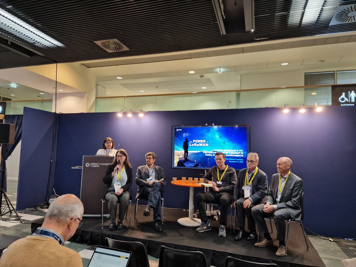 #LoRaWAN workshop in #Sido 2022 in Paris, with <a href="/Actility/">Actility</a>, <a href="/tektelic/">TEKTELIC</a> , <a href="/Dryad/">Dryad</a> and <a href="/OrbiWise/">OrbiWise</a>.