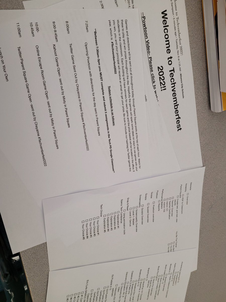 Getting ready for a grand day #Techvemberfest2022