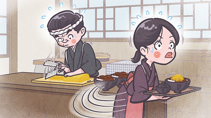 滋賀の逢坂山かねよサンのきんし丼誕生秘話をイラストにしました。放送中。全部おいしそう。この後、辞書作りの世界。
#マツコの知らない世界 #うなぎ
